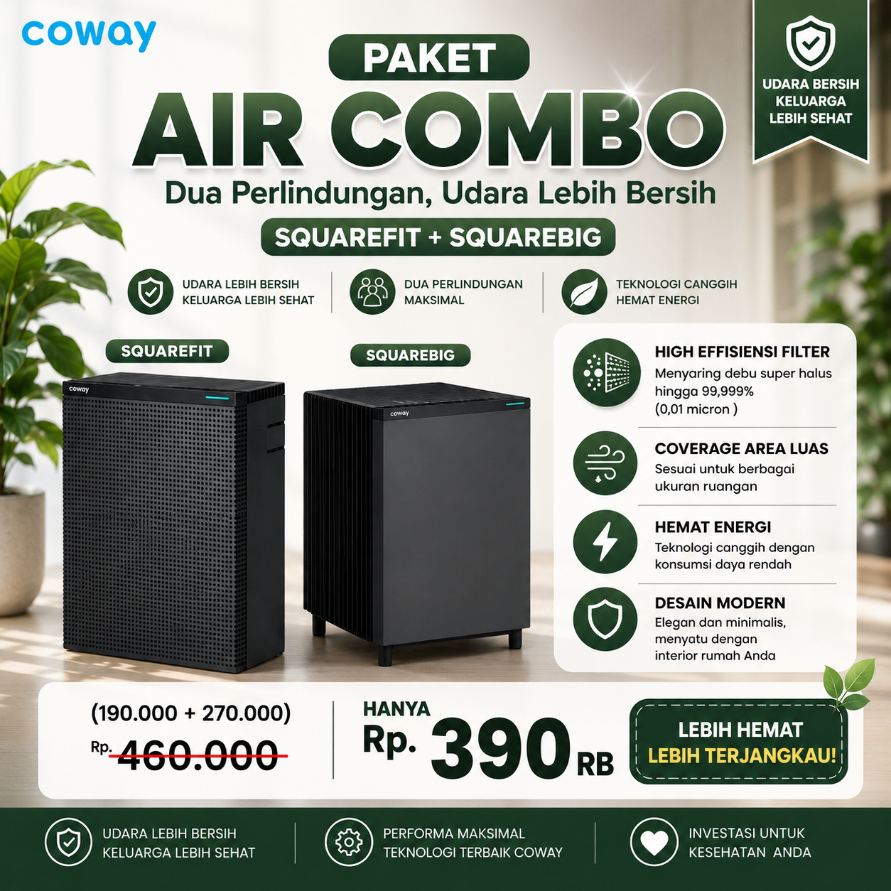 Air Combo SquareFit + SquareBig