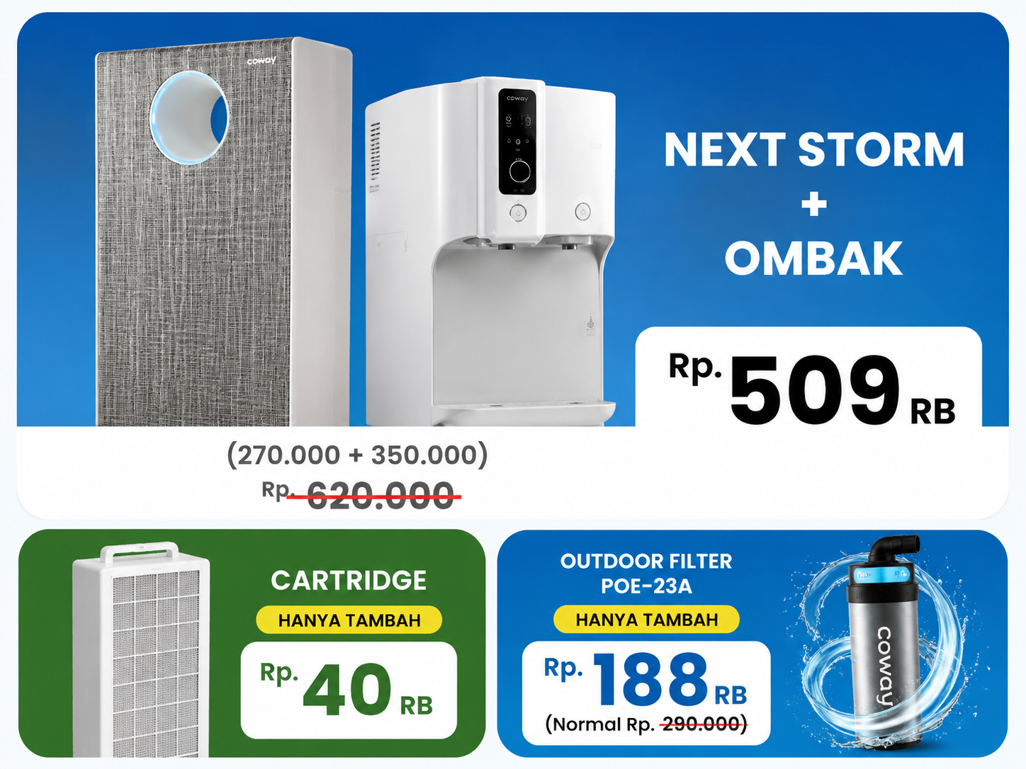 Wow Combo Next Storm + Ombak