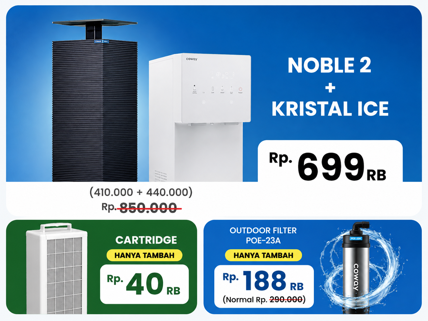 Wow Combo Noble 2 + Kristal Ice
