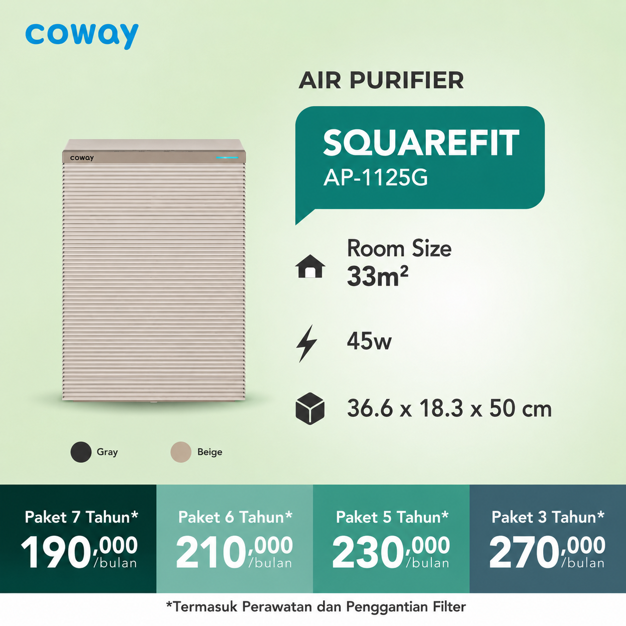 Squarefit AP-1125G